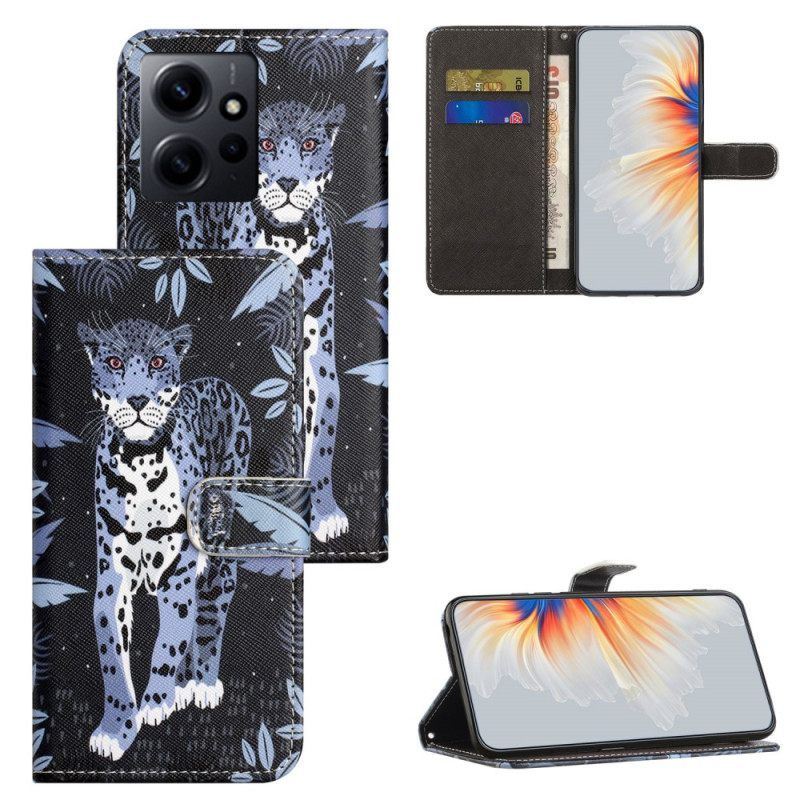 Κάλυμμα Xiaomi Redmi Note 12 4G με κορδονι Strappy Leopard